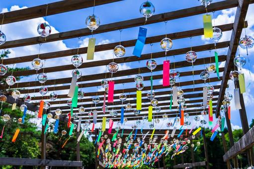 風鈴 風鈴 風鈴,夏,ふうりんの写真素材