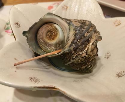 サザエのつぼ焼き サザエのつぼ焼き サザエ,サザエのつぼ焼き,美味しいの写真素材