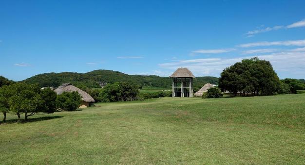 【壱岐】原の辻遺跡 【壱岐】原の辻遺跡 原の辻遺跡,遺跡,史跡の写真素材