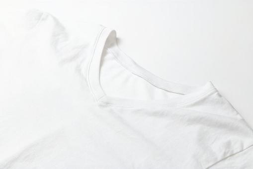 VネックのTシャツ VネックのTシャツ tシャツ,vネック,肌着の写真素材