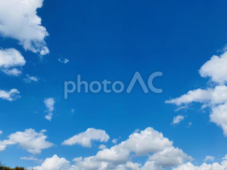 空 空,雲,くもの写真素材