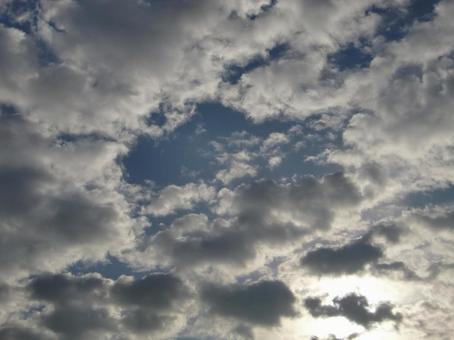 五月の雲-112 五月の雲,青空,空の写真素材