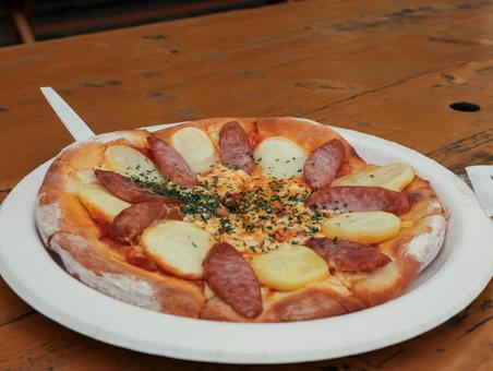 ピザ ピザ,ピッツァ,ランチの写真素材