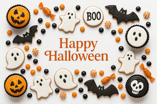 ハロウィンのお菓子 ハロウィンのお菓子の写真