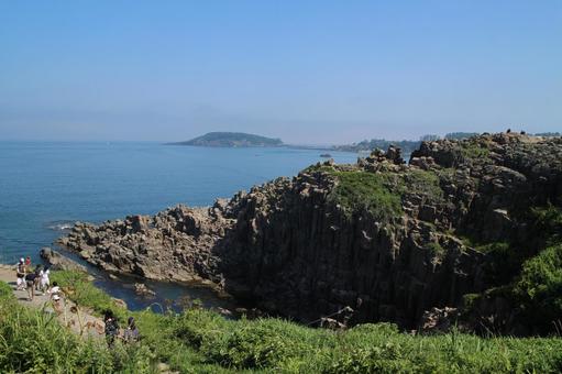 東尋坊 東尋坊 パワー,歴史,福井の写真素材