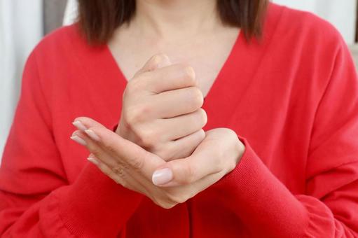 納得する女性のポーズ 納得,ビジネス,女性の写真素材