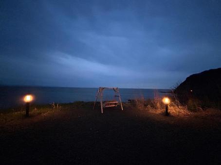 Sea of Japan at night, JPG