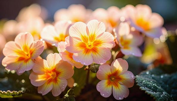 秋から春の花 プリムラ 秋から春の花 プリムラの写真
