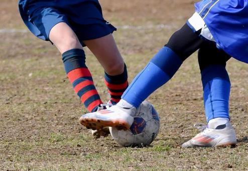 サッカー サッカー サッカー,フットボール,子どもの写真素材