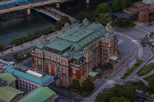 都市景観 都市景観 ステーションワン,淀屋橋,大阪の写真素材