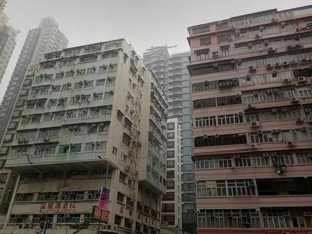香港の町並み 香港の町並み ビル群,ビル,ビルディングの写真素材