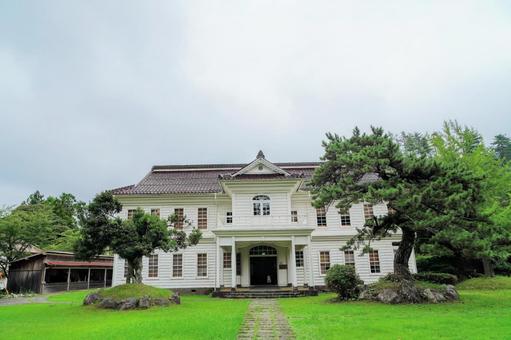 島根・隠岐道後の隠岐郷土館 隠岐郷土館,旧周吉外三郡役所舎,道後の写真素材