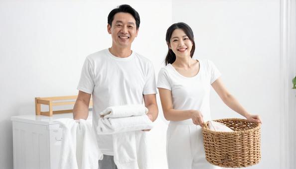 爽やかな日本人カップル 爽やかな日本人カップルの写真