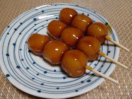みたらし団子 みたらし団子 みたらし団子,御手洗団子,砂糖醤油の写真素材