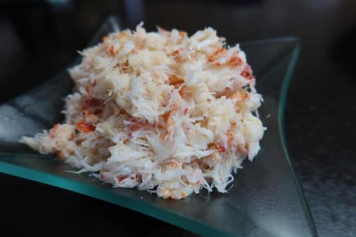 Crab meat close-up, JPG