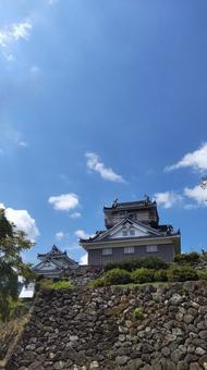 越前大野城（天守）02 越前大野城,福井県,大野市の写真素材
