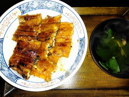 うな丼 うな丼 うな丼,鰻丼,蒲焼きの写真素材