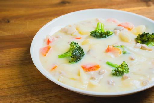 具だくさんクリームシチュー クリームシチュー,ホワイトソース,シチューの写真素材