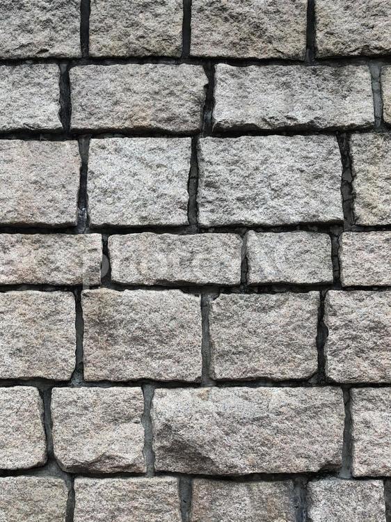 大きな石積み　外壁　 大きな,石積み風,石積みの写真素材