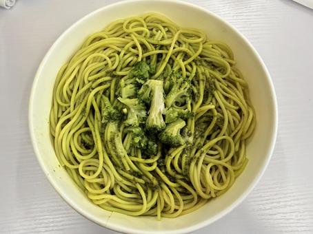 バジルパスタ バジルパスタ パスタ,バジルパスタ,スパゲティの写真素材