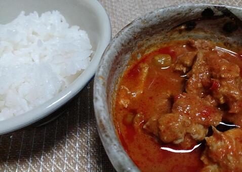 レッドカレー レッドカレー,タイカレー,タイ料理の写真素材