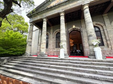 旧桜宮公会堂 正門 旧桜宮公会堂 正門 旧桜宮公会堂,旧桜宮公会堂正門,正門の写真素材