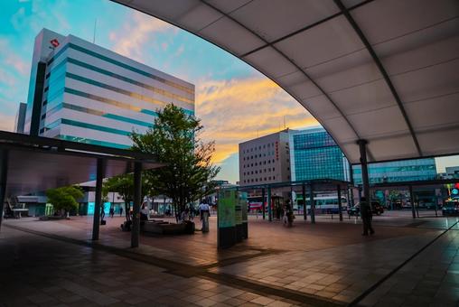 【兵庫】姫路駅の風景の写真