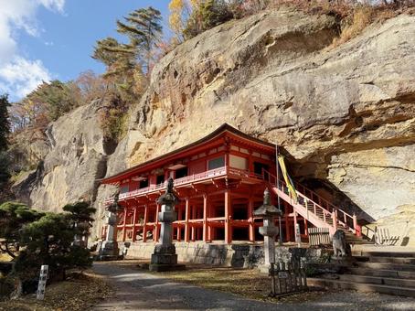 25_1119_毘沙門堂01 岩手県,平泉,神社の写真素材