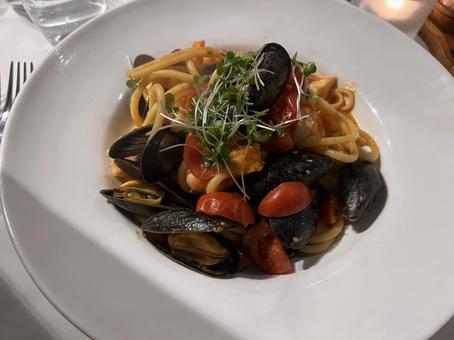 ムール貝のパスタ ムール貝のパスタの写真