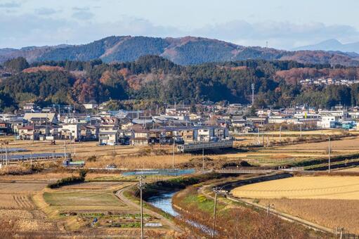 常磐線の風景⑵ 線路,常磐線,電車の写真素材