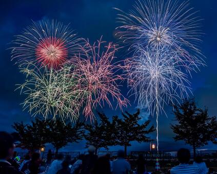 長岡まつり大花火大会 長岡まつり,大花火大会,花火の写真素材