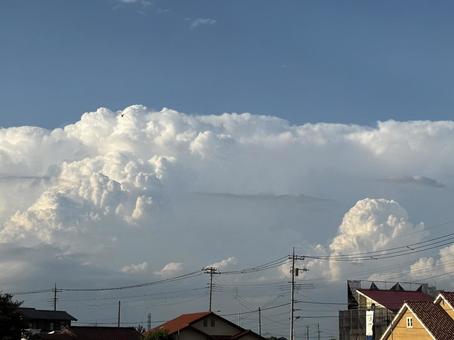 夏の雲 夏の雲 雲,夏,風景の写真素材