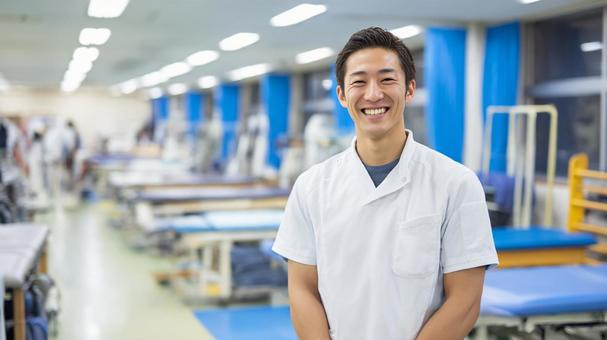 理学療法士の男性3 理学療法士の男性3の写真