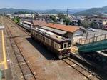 相老駅に停車中の「わたらせ鉄道」の電車 相老駅,わたらせ鉄道,わたらせ渓谷鉄道の写真素材