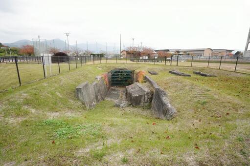 福岡 糟屋郡 第五坑西側坑ロ2 第五坑西側坑ロ,抗口,廃坑の写真素材