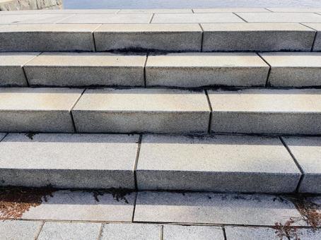 階段 階段,上り,コンクリートの写真素材