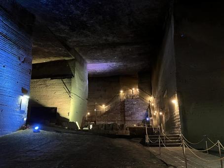 大谷資料館 大谷,大谷石,石の写真素材