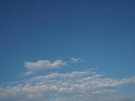 青空と雲の写真