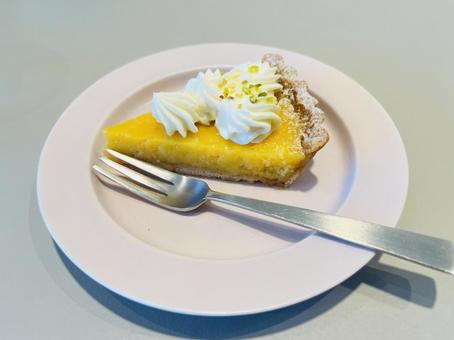 タルトシトロン ケーキ,スイーツ,お菓子の写真素材