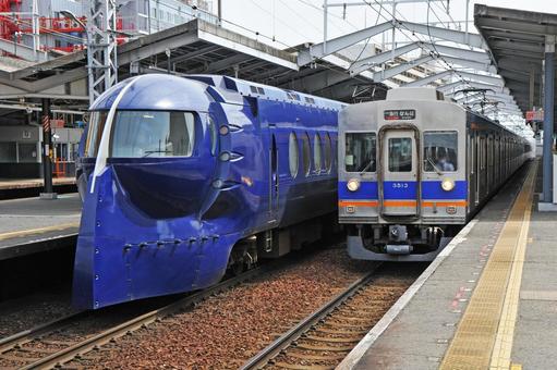 南海電車 ラピート 南海電車 ラピート 鉄道,ディーゼルカー,汽車の写真素材