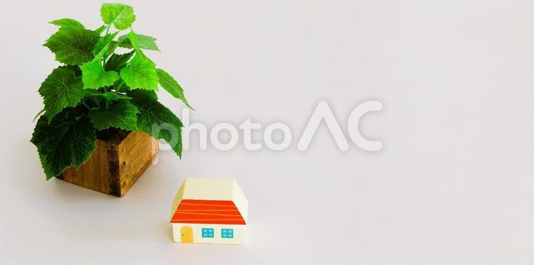 夢のマイホーム　住まい　バナー　背景素材 マイホーム,住まい,住宅購入の写真素材