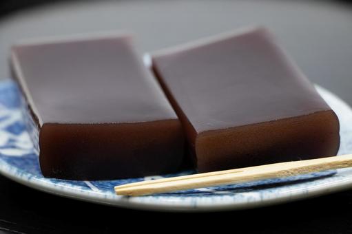 羊羹 羊羹 羊羹,ようかん,和菓子の写真素材