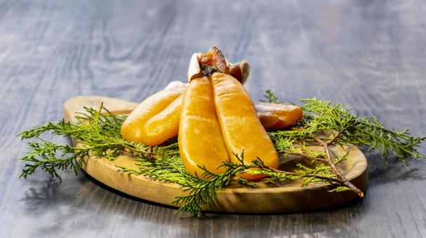 Dried mullet roe, JPG