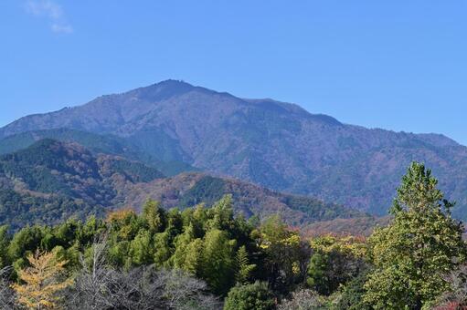 大山 大山,丹沢,秋の写真素材