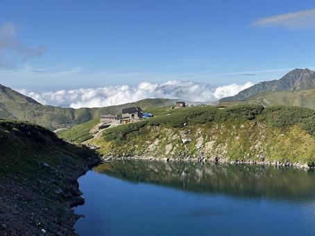 秋のみくりが池　室堂　立山 みくりが池,室堂,立山の写真素材
