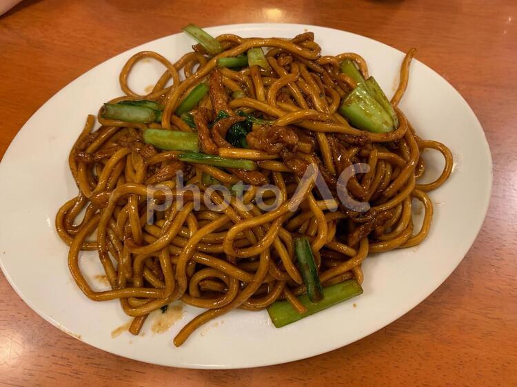 上海焼きそば フード,上海焼きそば,野菜の写真素材