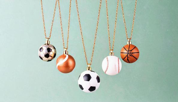 ボールペンダント サッカーや野球やバスケ ボールペンダント サッカーや野球やバスケの写真