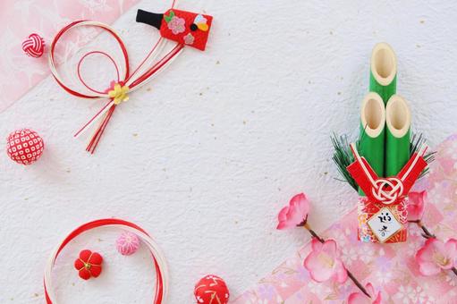 正月フレーム 正月フレーム 年賀状,フレーム,正月の写真素材