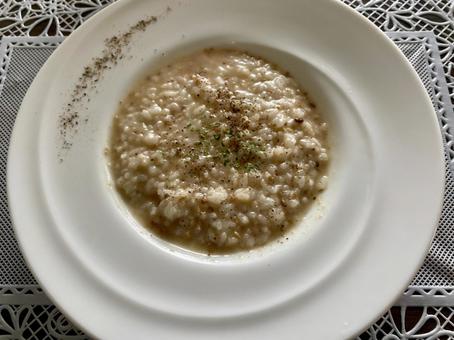 Home-cooked meal: Mushroom and cheese risotto, JPG