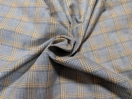 ブラウン系グレンチェック地５の写真